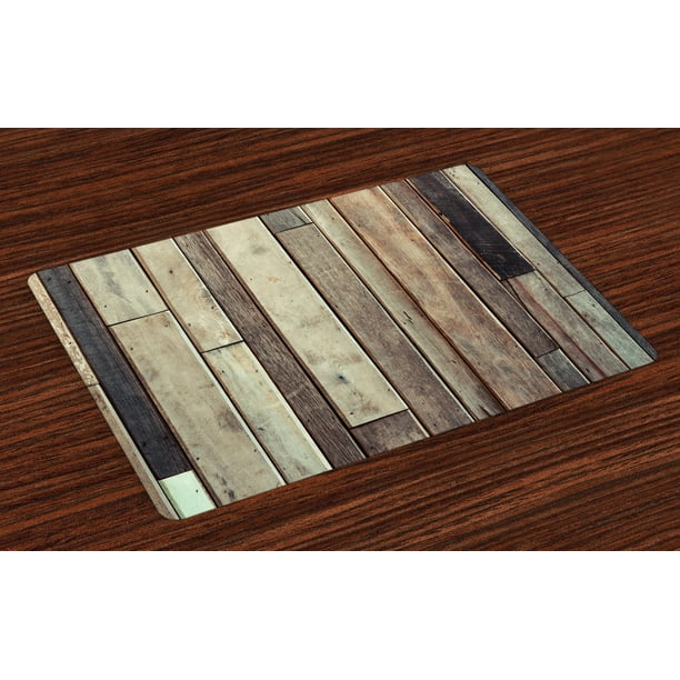 Ambesonne Placemats 4 Piece Set Durable Dining and Kitchen Table